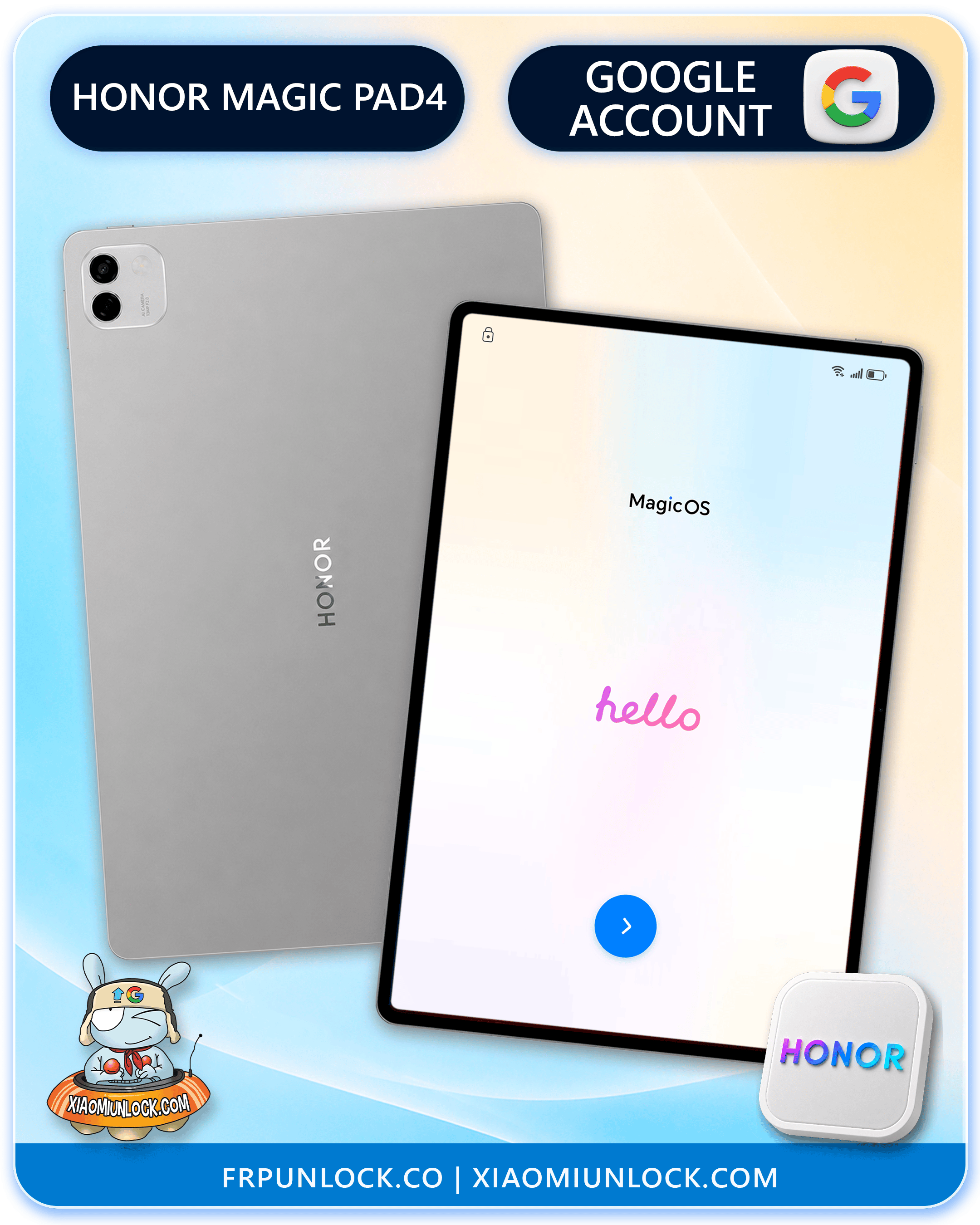 Eliminar Cuenta Google Honor MagicPad 4